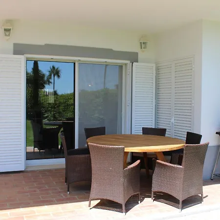 Luxury 2 Bedroom Apartment With Private Garden Almancil Exterior photo